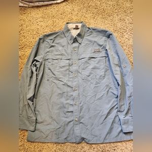 Eddie Bauer Men's Ripstop Guide Long Sleeve Button Down Shirt